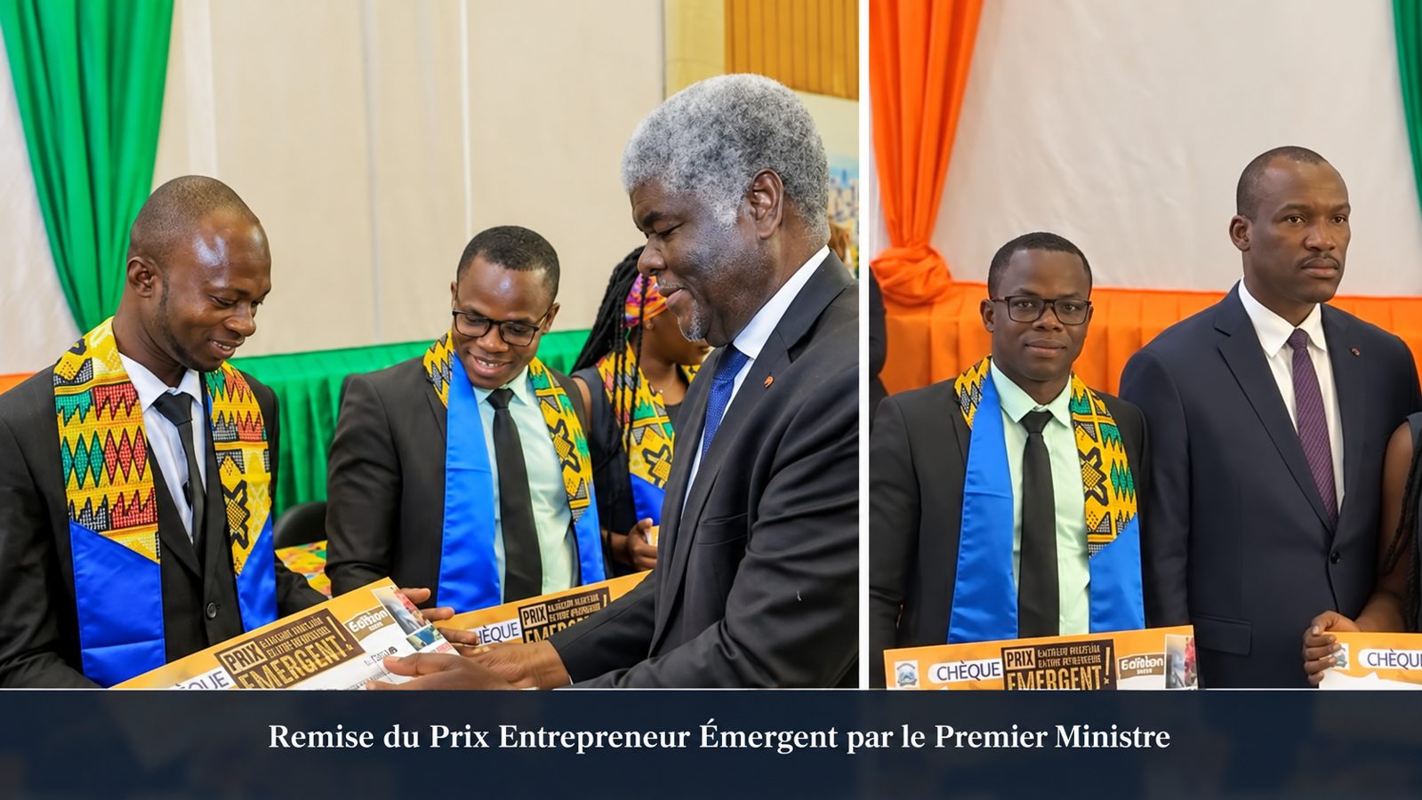 Remise du Prix Entrepreneur Émergent par le Premier Ministre